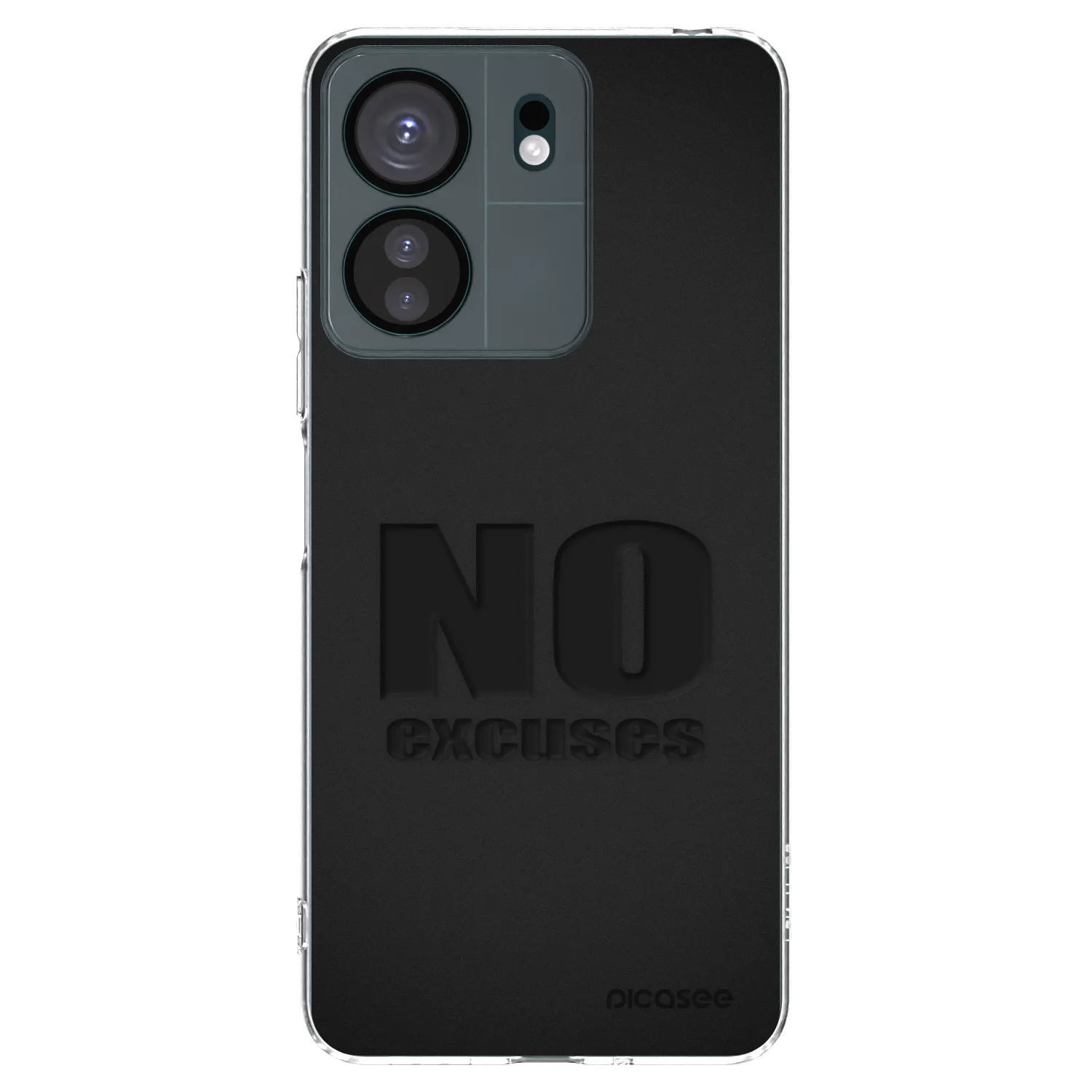 Picasee διαφανής θήκη σιλικόνης Xiaomi Redmi 13C 4G - No Excuses