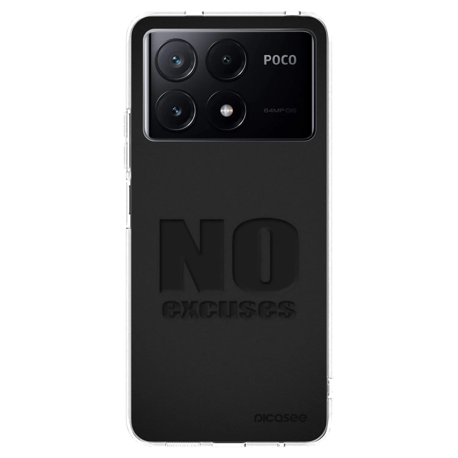 Picasee διαφανής θήκη σιλικόνης Xiaomi Poco X6 Pro - No Excuses