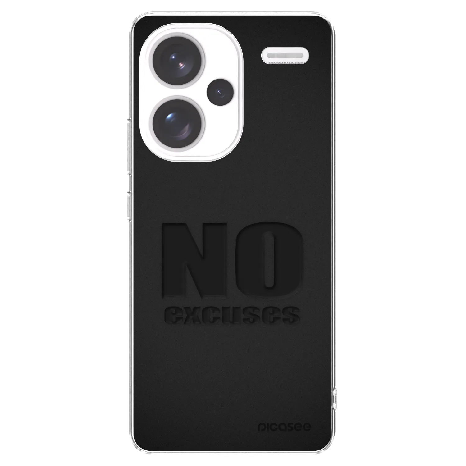 Picasee διαφανής θήκη σιλικόνης Xiaomi Redmi Note 13 Pro+ 5G - No Excuses