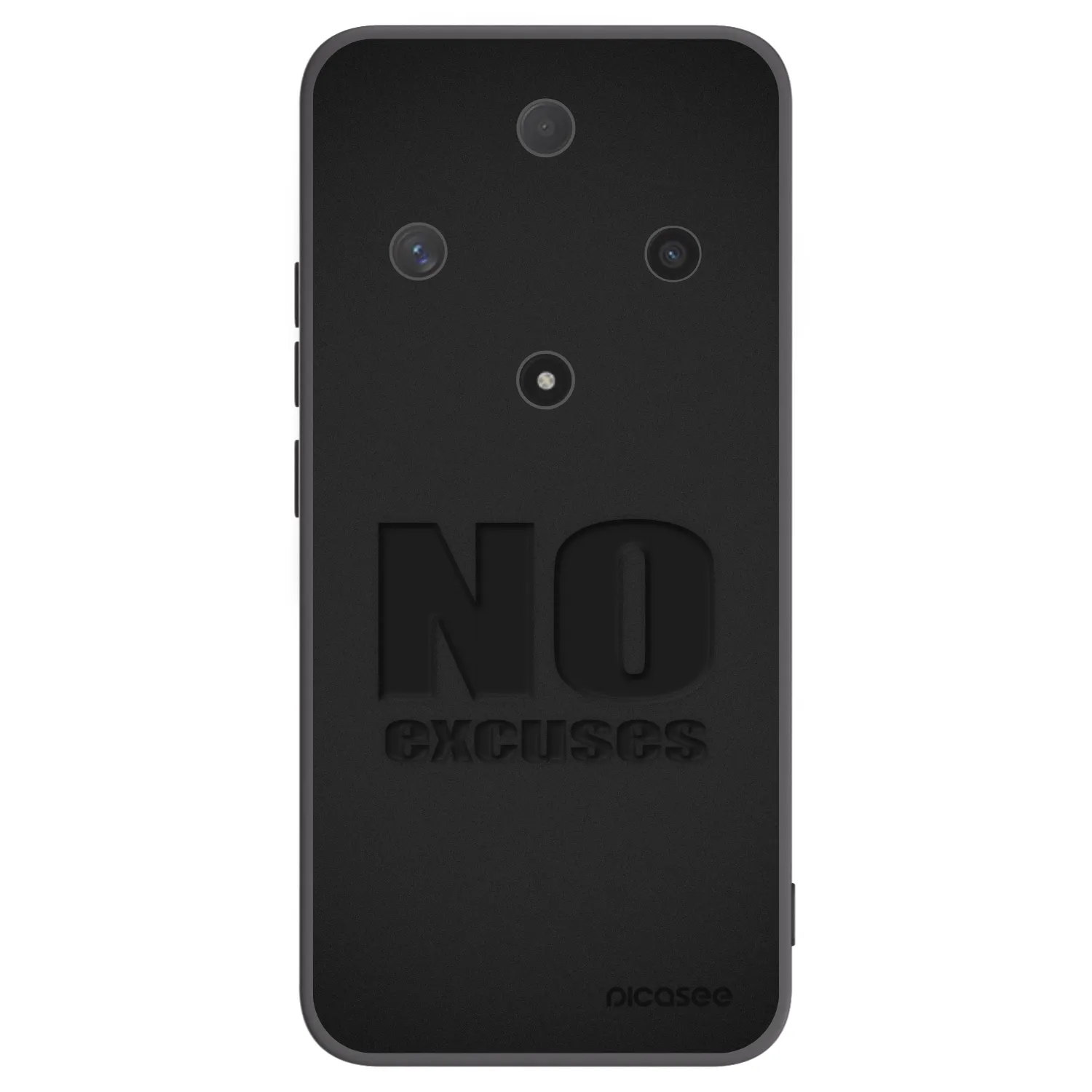 Picasee Μαύρη θήκη σιλικόνης για Honor Magic6 Lite 5G - No Excuses