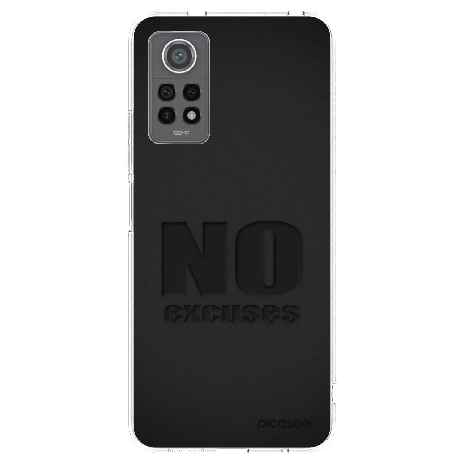 Picasee διαφανής θήκη σιλικόνης Xiaomi Redmi Note 12 Pro 4G - No Excuses