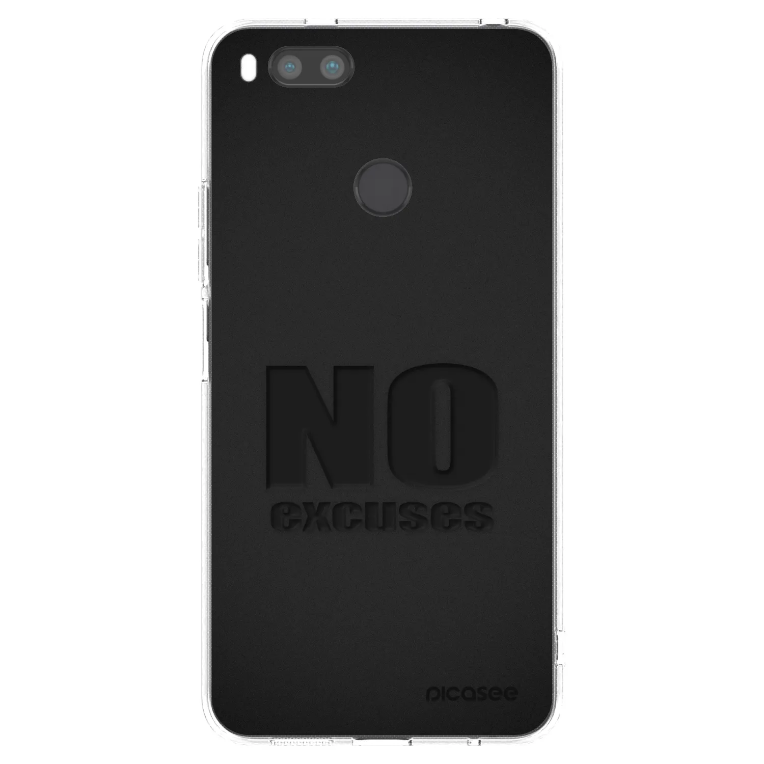 Picasee διαφανής θήκη σιλικόνης Xiaomi Mi A1 Global - No Excuses