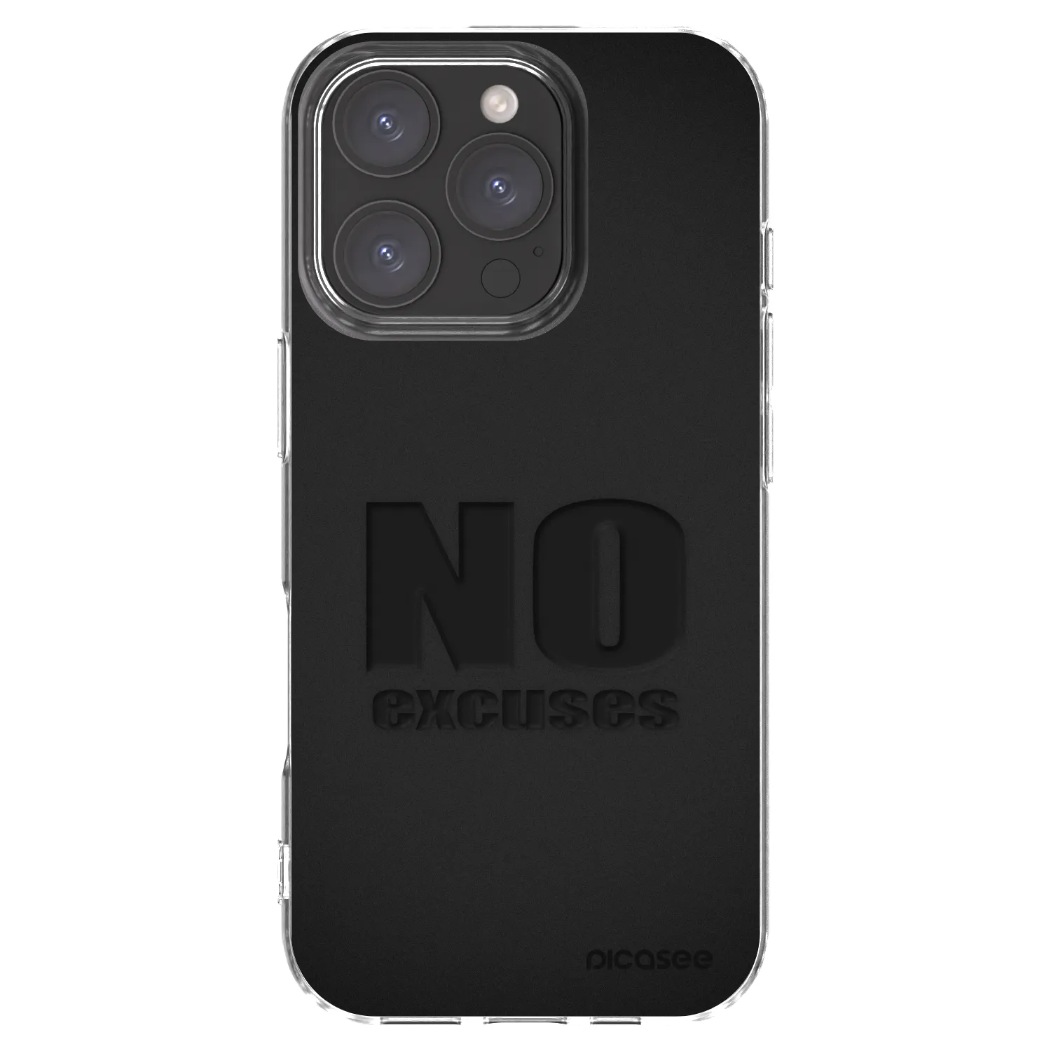 Picasee διαφανής θήκη σιλικόνης Apple iPhone 16 Pro - No Excuses