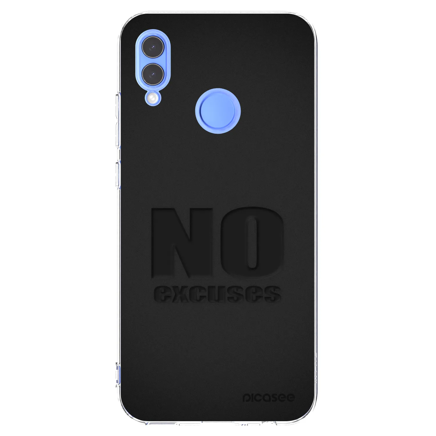 Picasee διαφανής θήκη σιλικόνης Honor 10 Lite - No Excuses