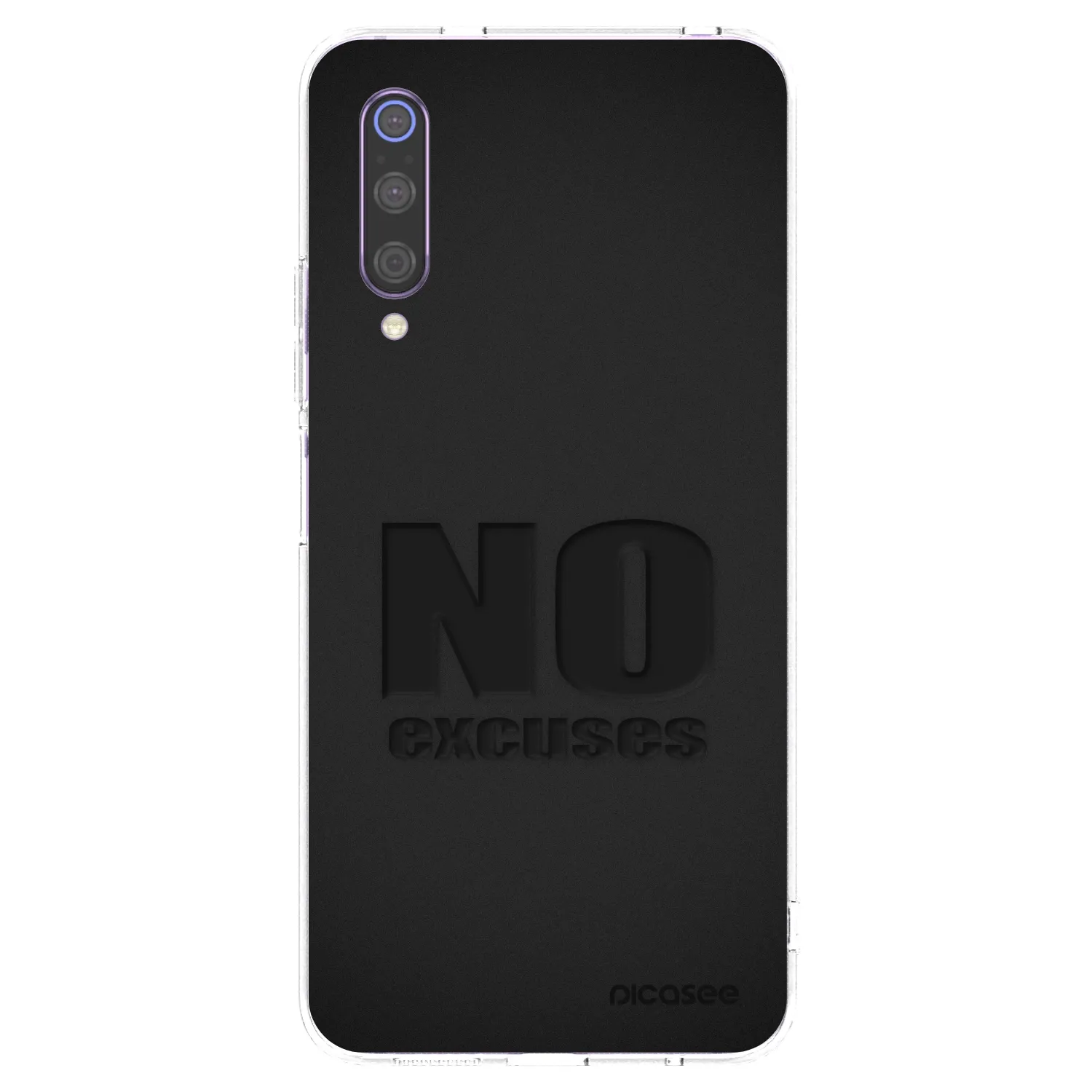 Picasee διαφανής θήκη σιλικόνης Xiaomi Mi 9 - No Excuses