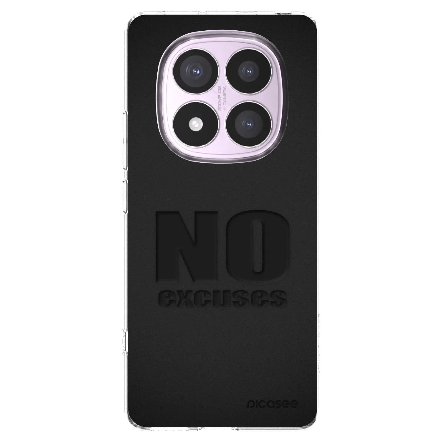 Picasee διαφανής θήκη σιλικόνης Xiaomi Redmi Note 14 Pro 5G - No Excuses