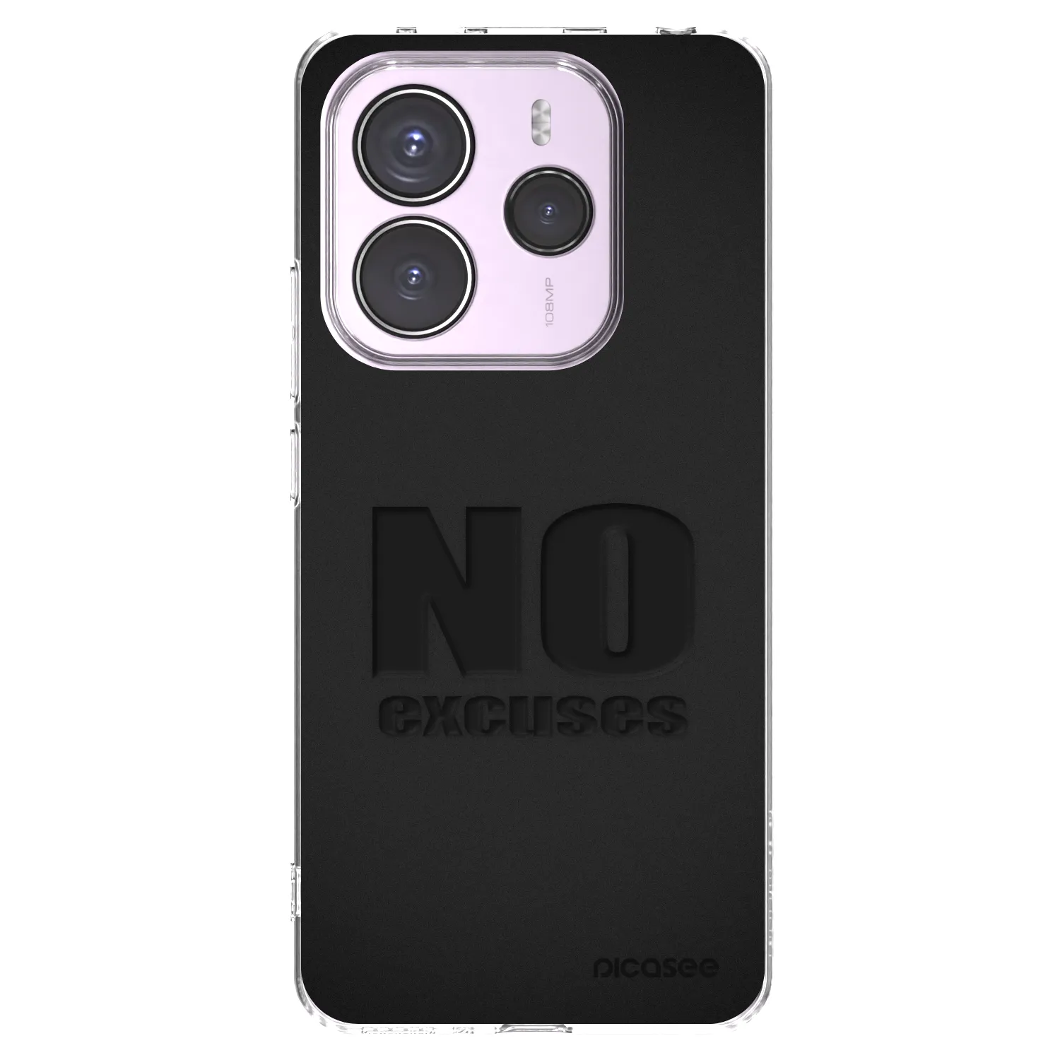 Picasee διαφανής θήκη σιλικόνης Xiaomi Redmi Note 14 5G - No Excuses