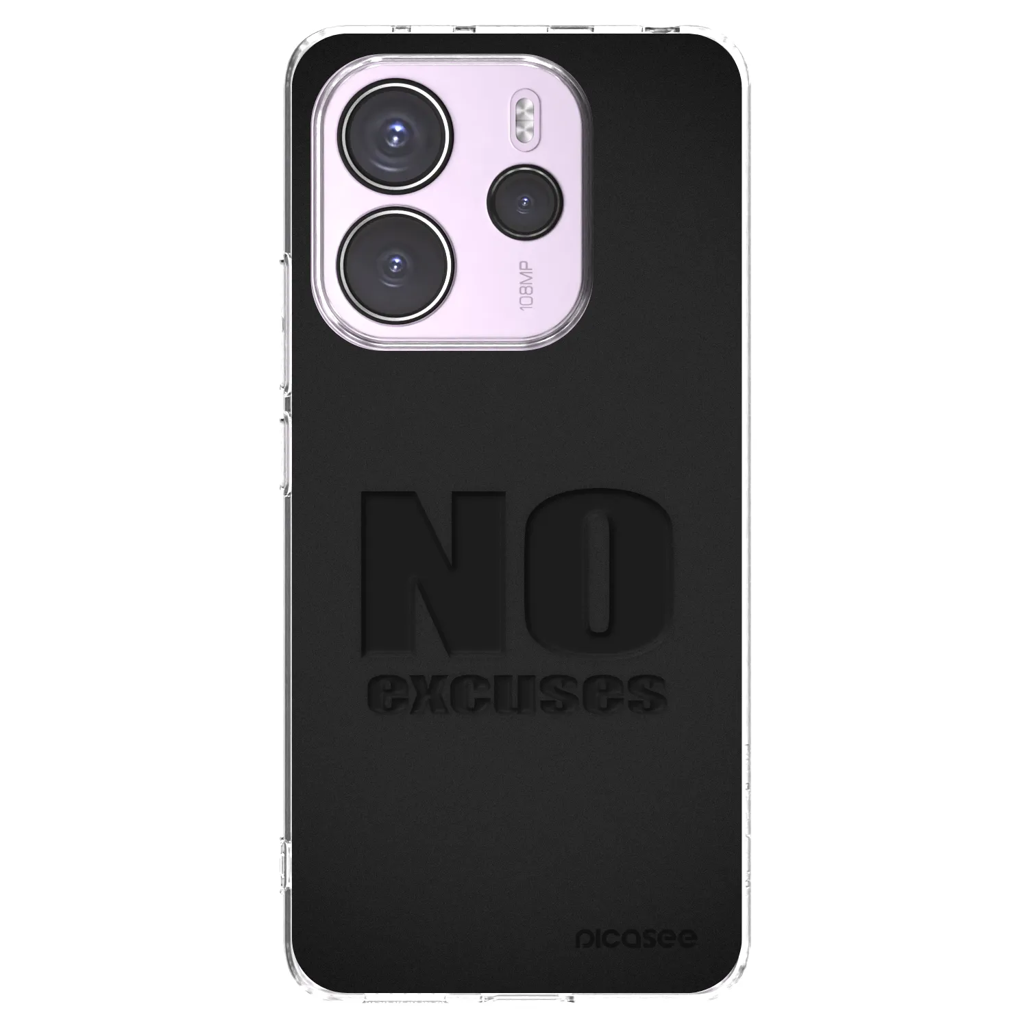 Picasee διαφανής θήκη σιλικόνης Xiaomi Redmi Note 14 4G - No Excuses