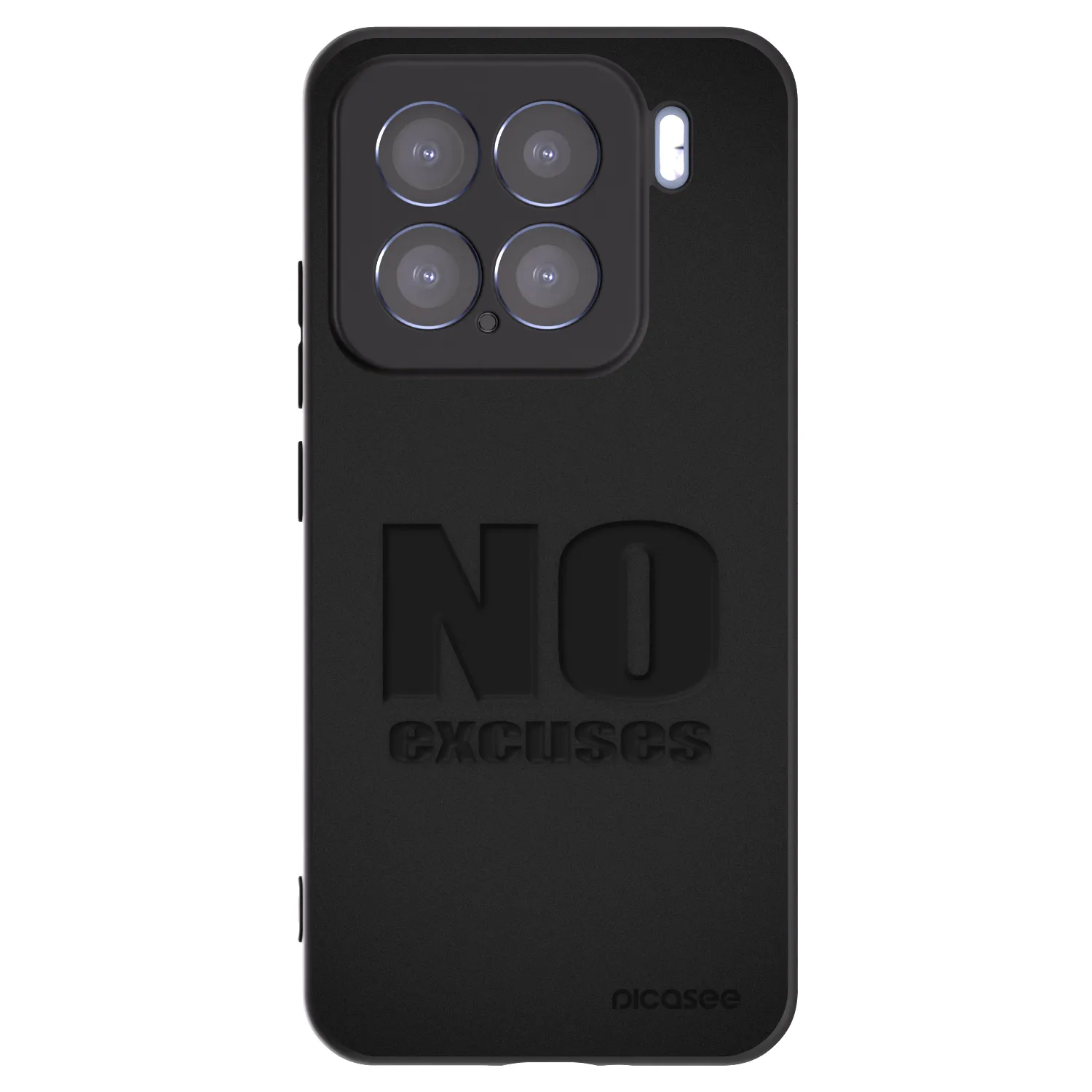Picasee Μαύρη θήκη σιλικόνης για Xiaomi 15 - No Excuses