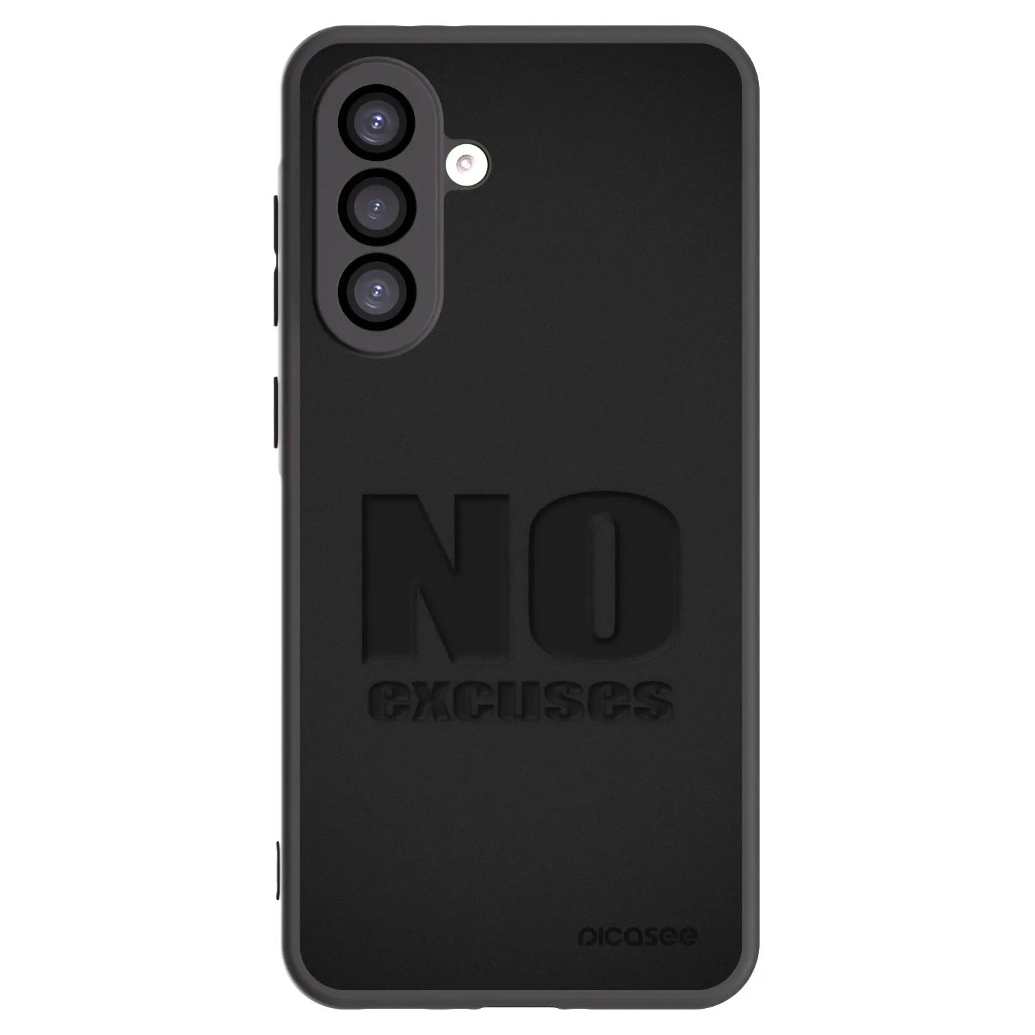 Picasee Μαύρη θήκη σιλικόνης για Samsung Galaxy A26 5G A266B - No Excuses