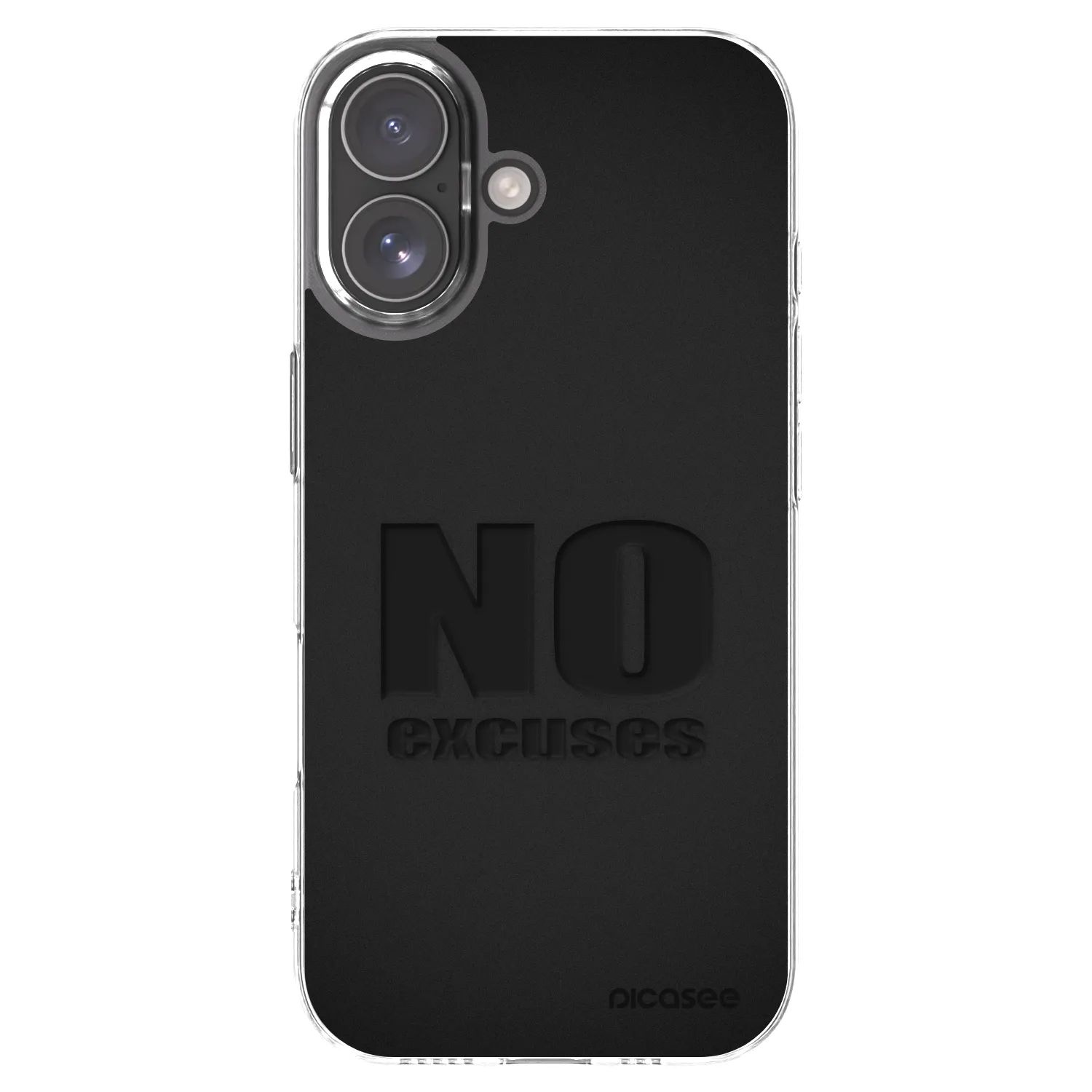 Picasee διαφανής θήκη σιλικόνης Apple iPhone 17 - No Excuses