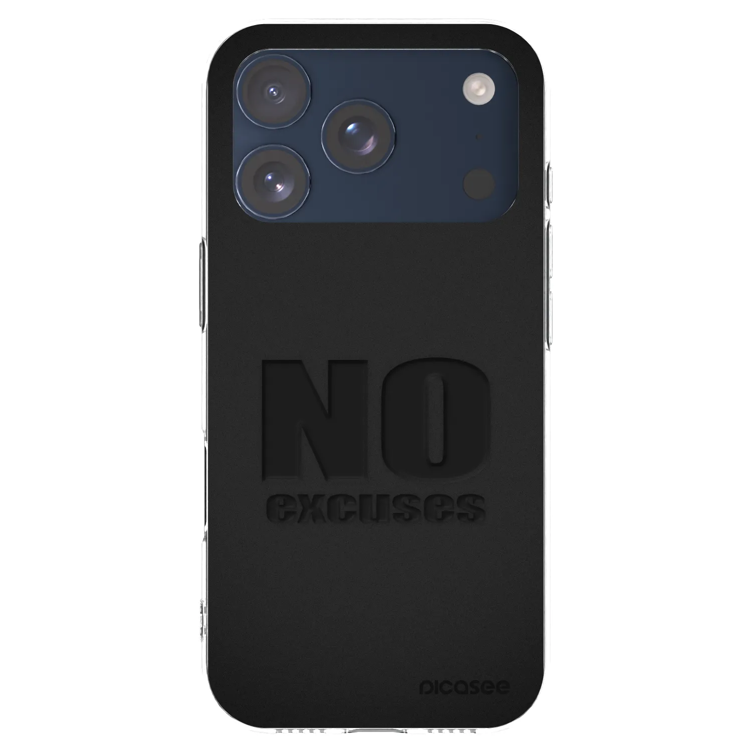 Picasee διαφανής θήκη σιλικόνης Apple iPhone 17 Pro - No Excuses