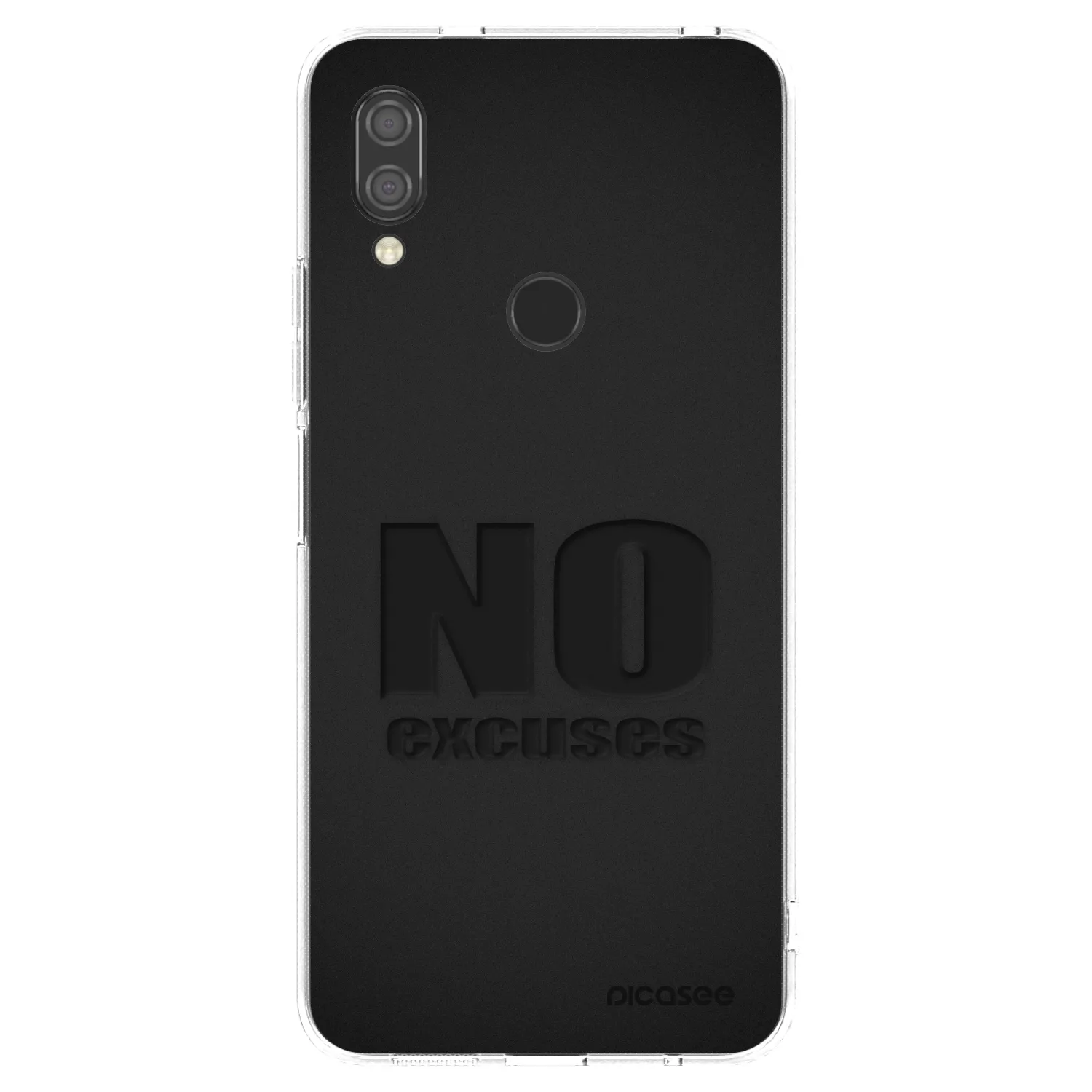 Picasee διαφανής θήκη σιλικόνης Xiaomi Redmi 7 - No Excuses