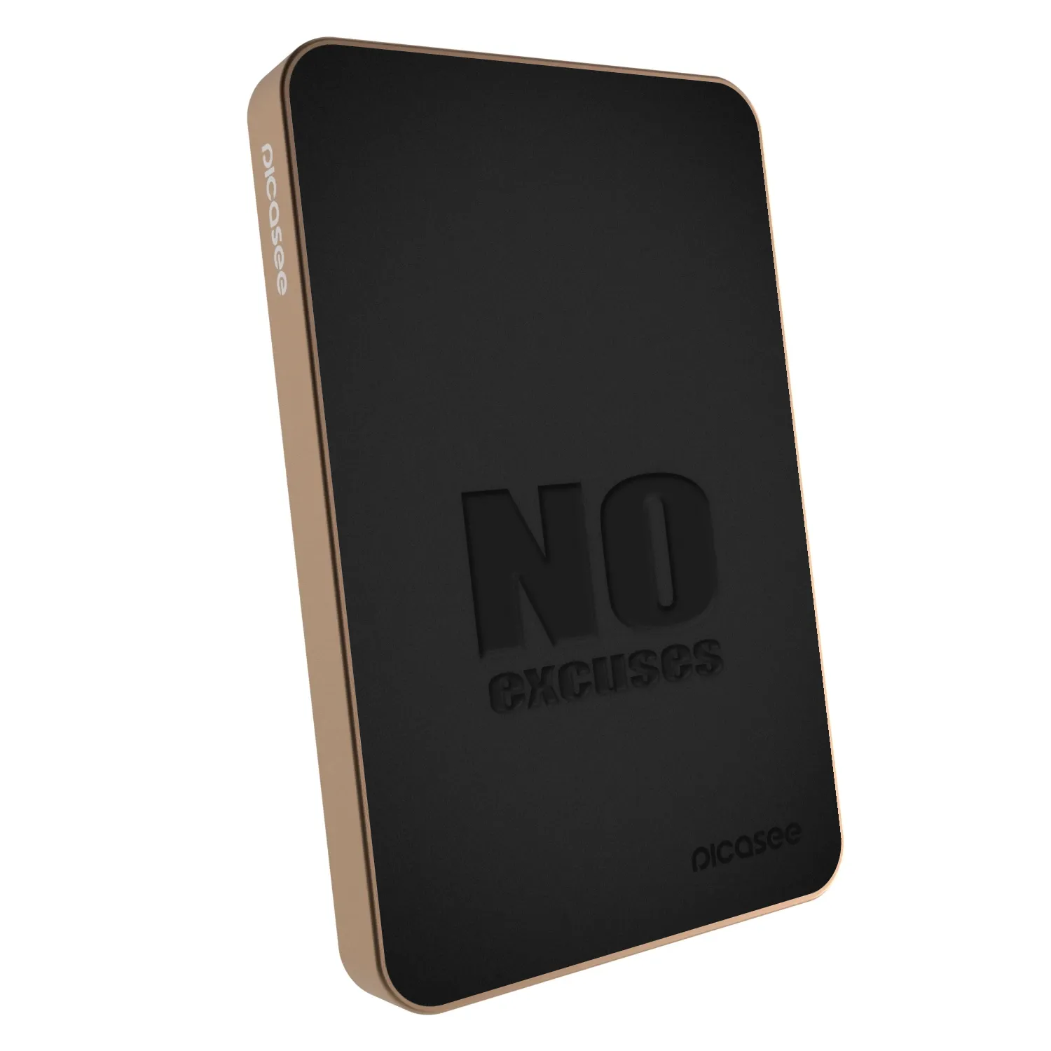 Picasee Powerbank με MagSafe 5 000 mAh Χρυσαφένιος - No Excuses