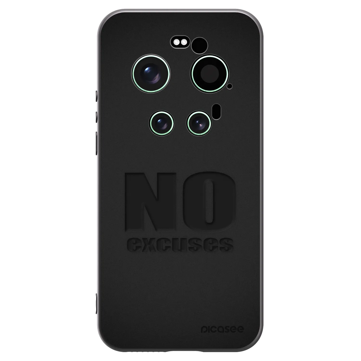 Picasee Μαύρη θήκη σιλικόνης για Xiaomi 17 Ultra - No Excuses