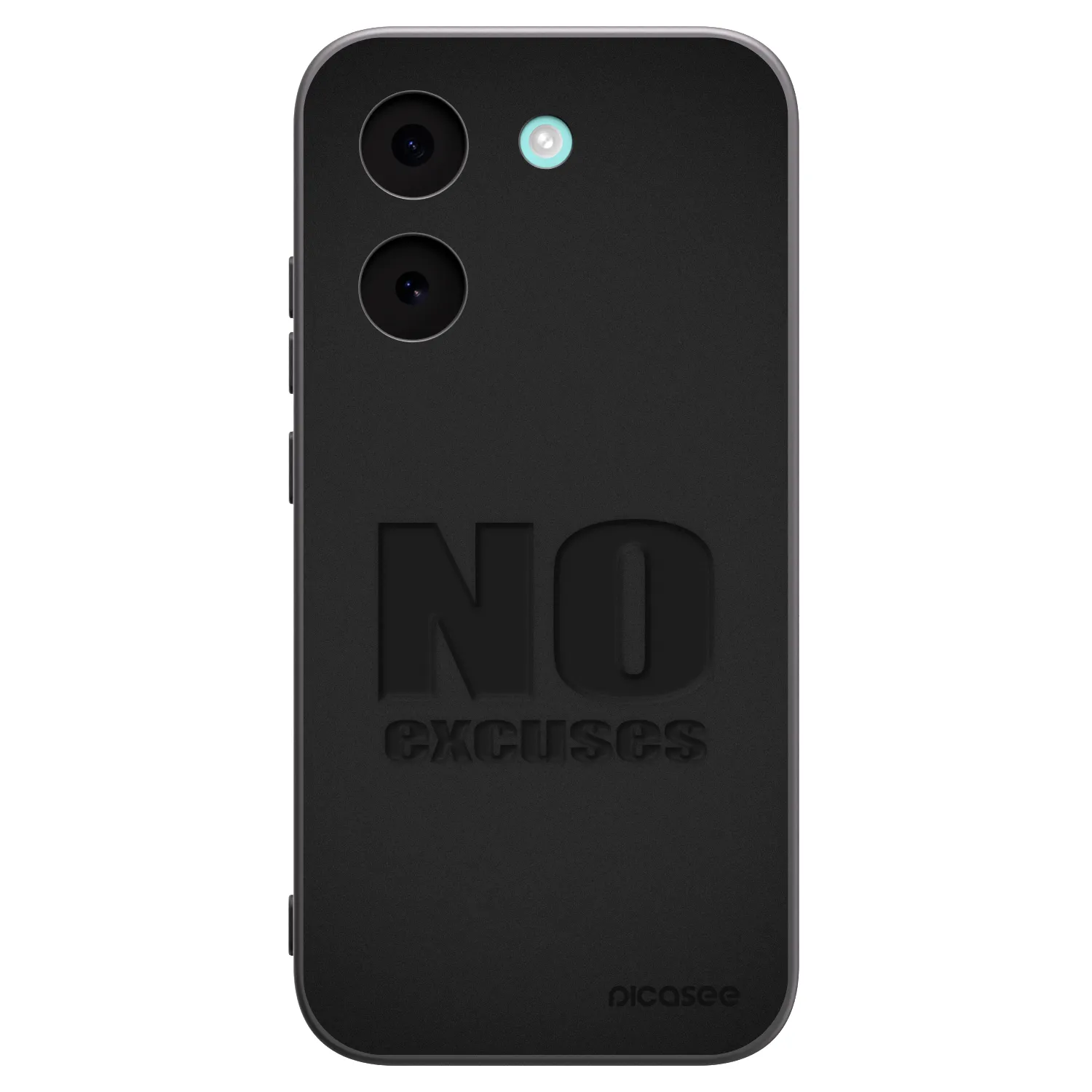 Picasee Μαύρη θήκη σιλικόνης για Xiaomi Poco X8 Pro - No Excuses