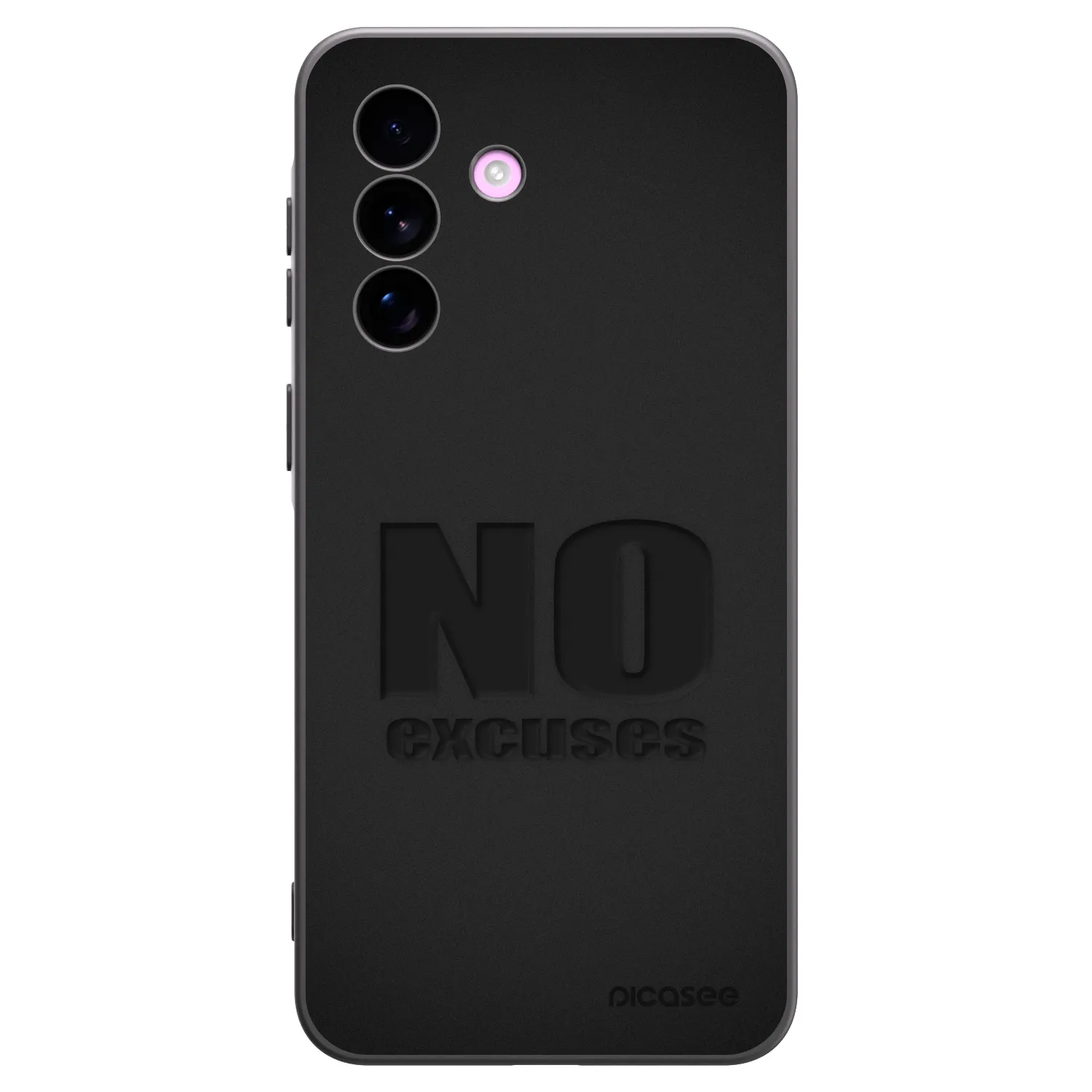 Picasee Μαύρη θήκη σιλικόνης για Samsung Galaxy A57 5G - No Excuses