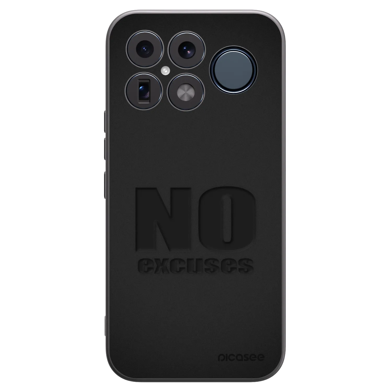 Picasee Μαύρη θήκη σιλικόνης για Xiaomi Poco F8 Ultra - No Excuses