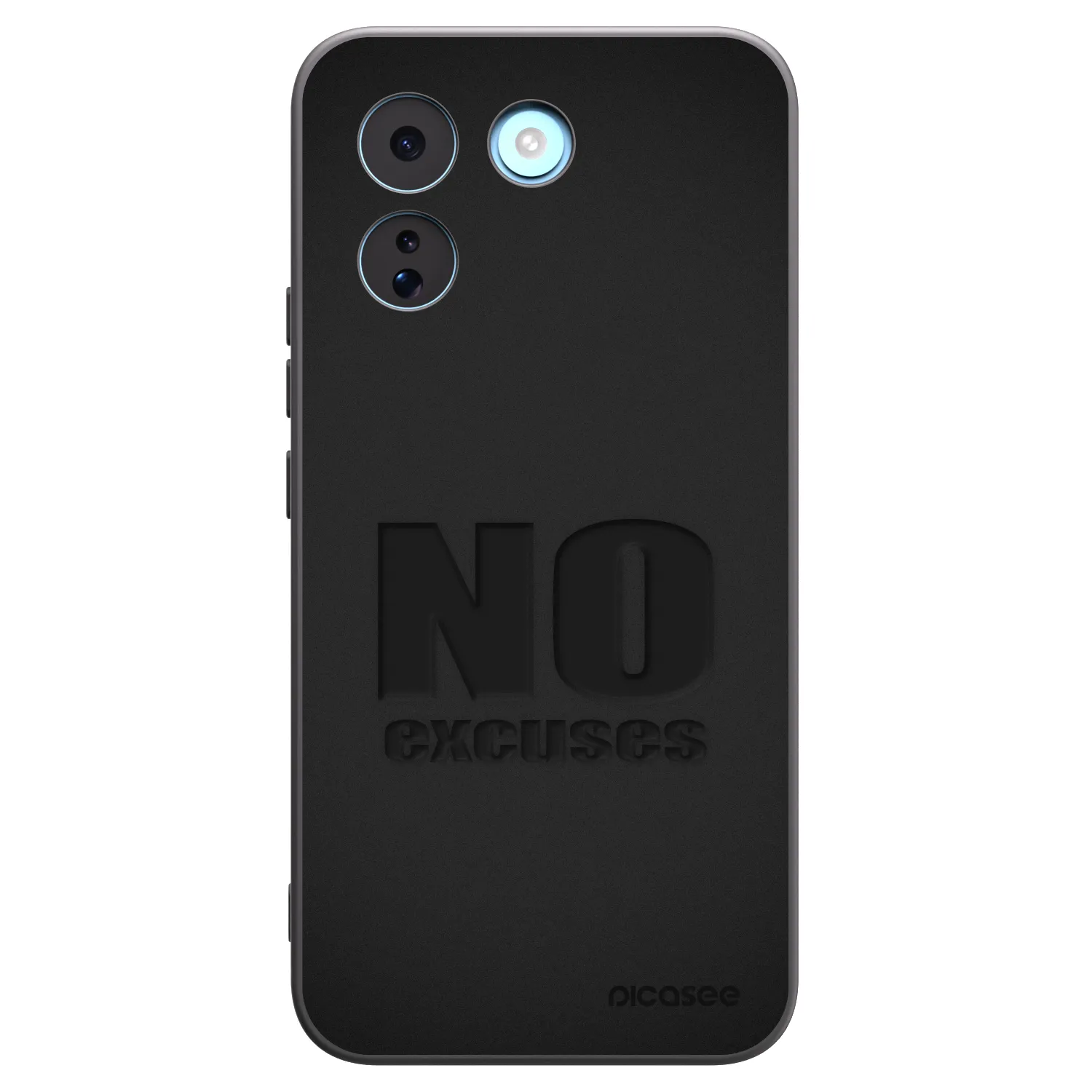 Picasee Μαύρη θήκη σιλικόνης για Xiaomi Redmi Note 17 Pro MAX 5G - No Excuses