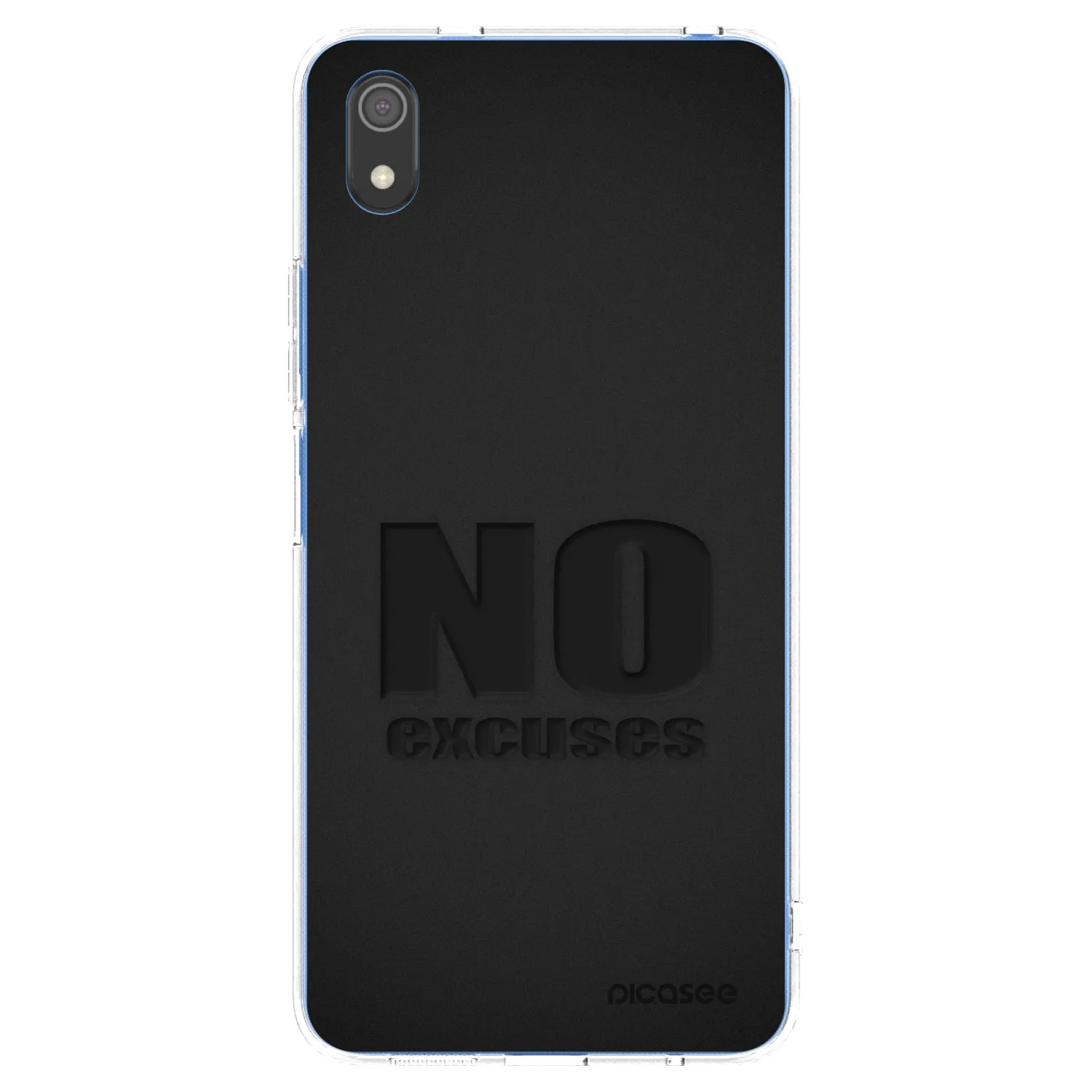 Picasee διαφανής θήκη σιλικόνης Xiaomi Redmi 7A - No Excuses