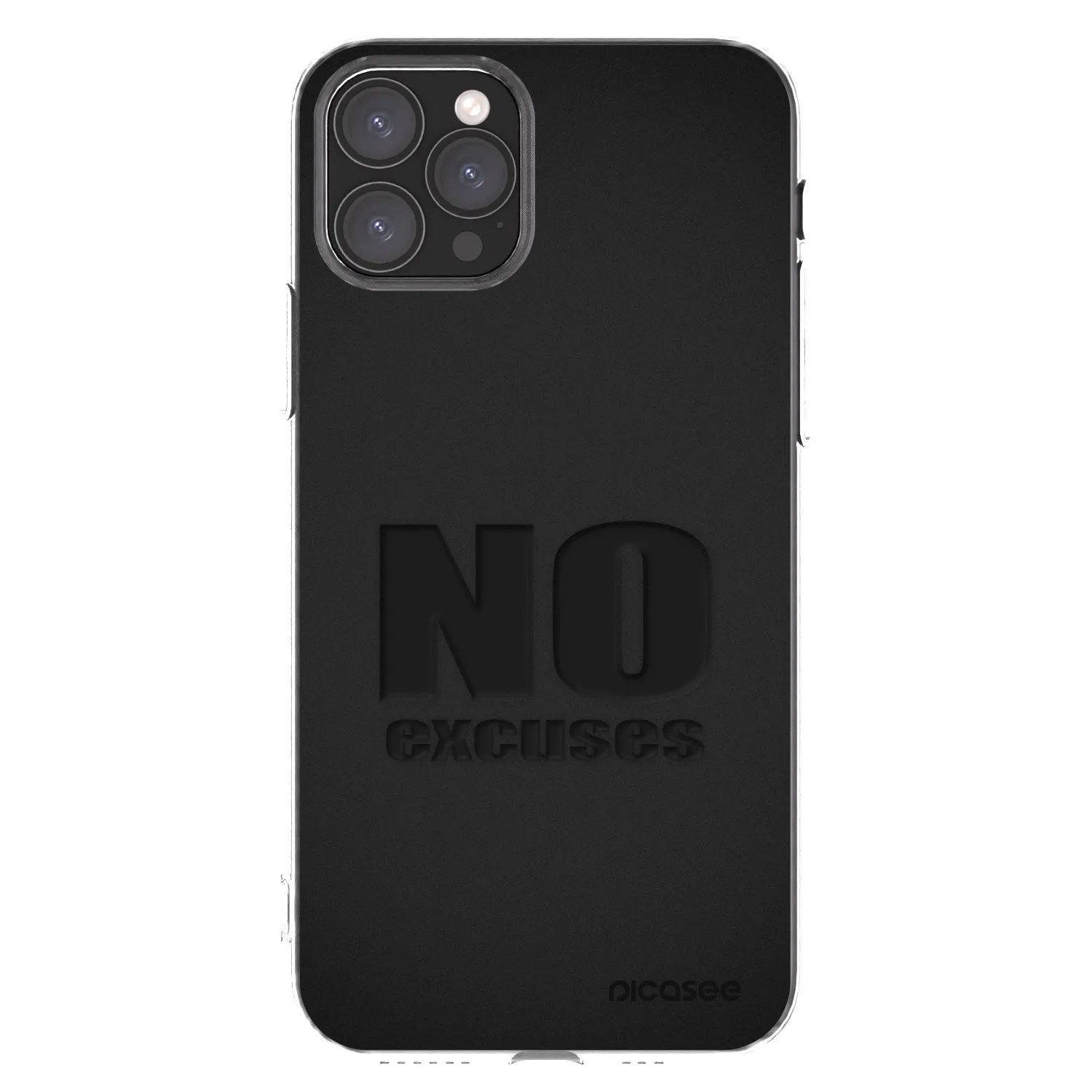 Picasee διαφανής θήκη σιλικόνης Apple iPhone 11 Pro - No Excuses