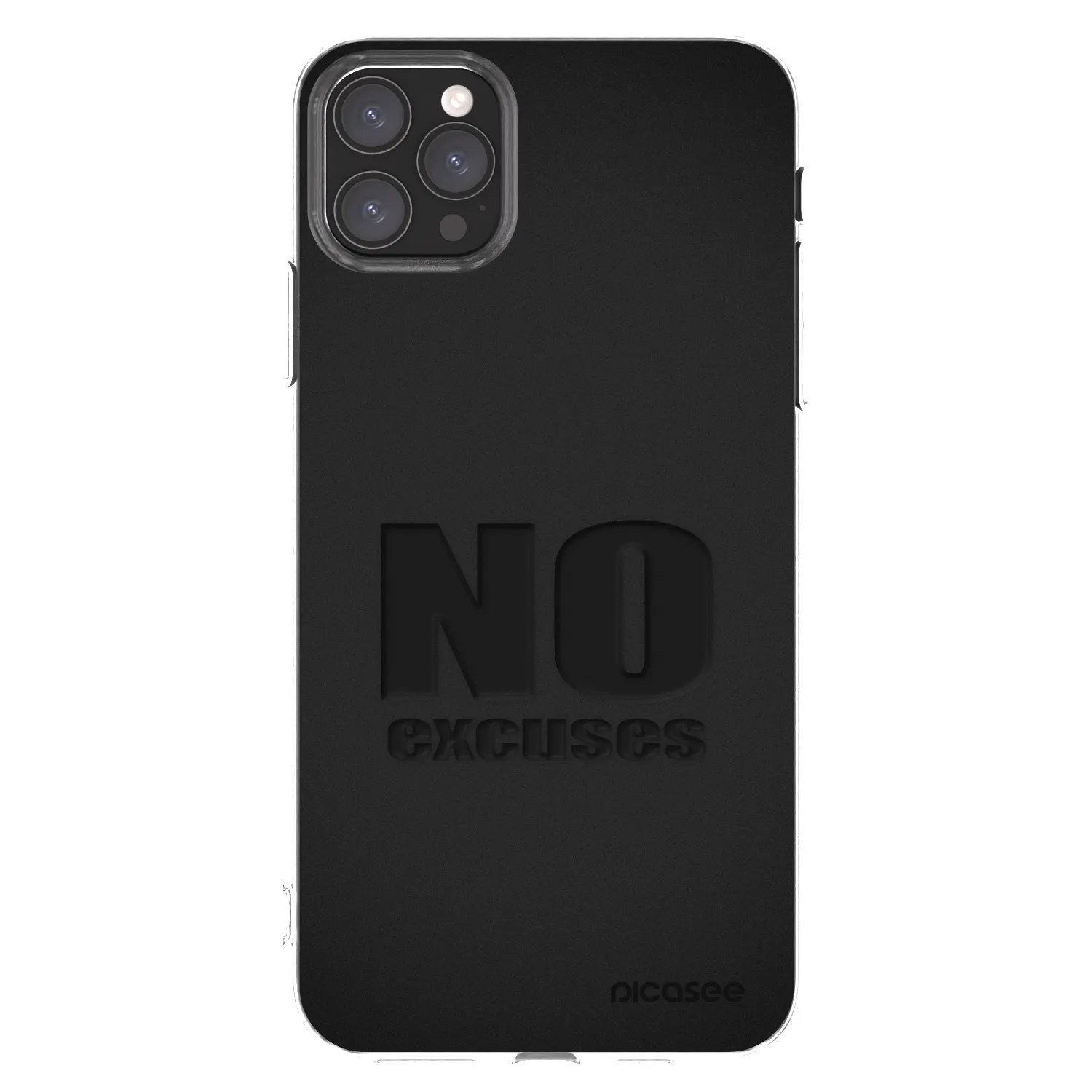 Picasee διαφανής θήκη σιλικόνης Apple iPhone 11 Pro Max - No Excuses