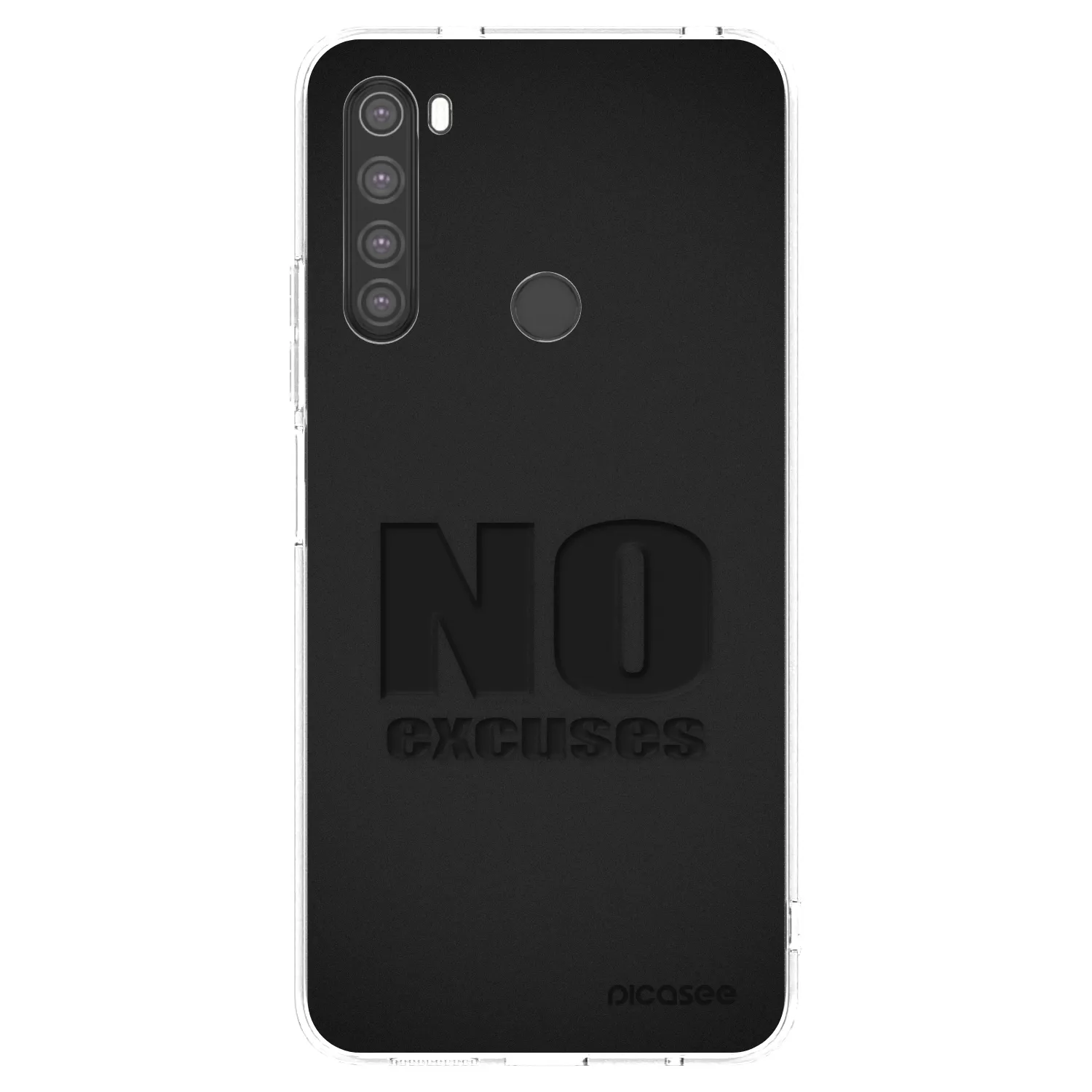Picasee διαφανής θήκη σιλικόνης Xiaomi Redmi Note 8 - No Excuses