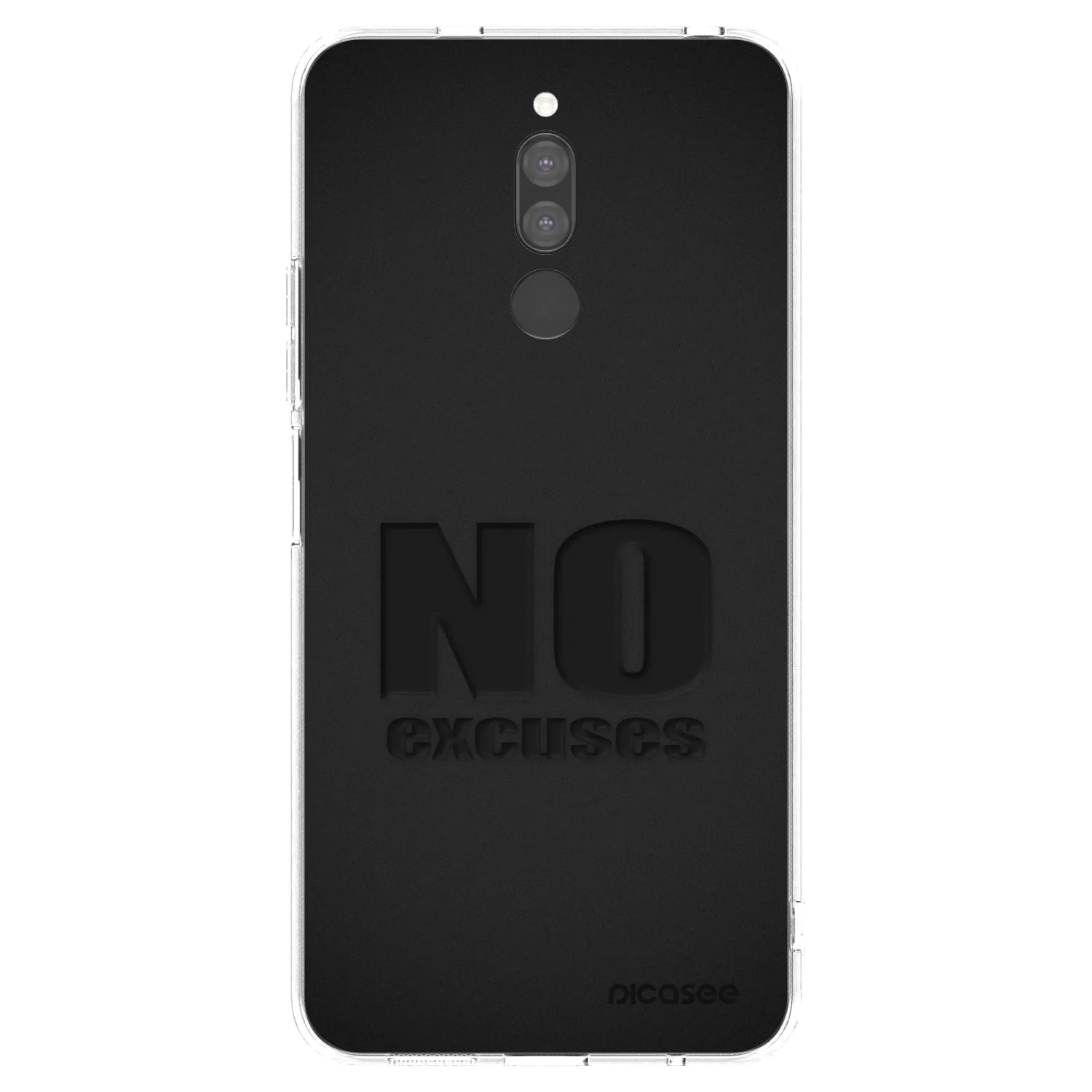 Picasee διαφανής θήκη σιλικόνης Xiaomi Redmi 8 - No Excuses