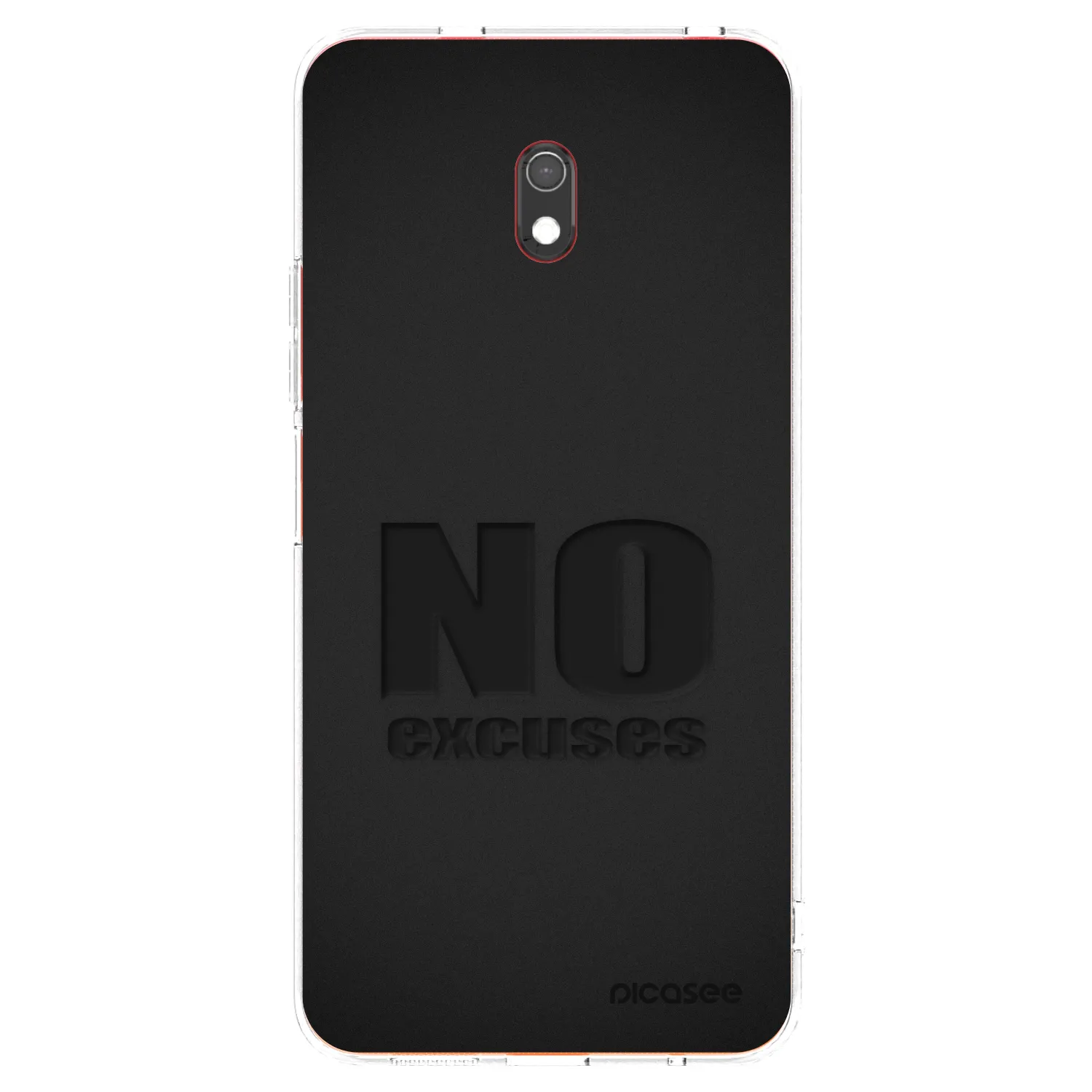 Picasee διαφανής θήκη σιλικόνης Xiaomi Redmi 8A - No Excuses