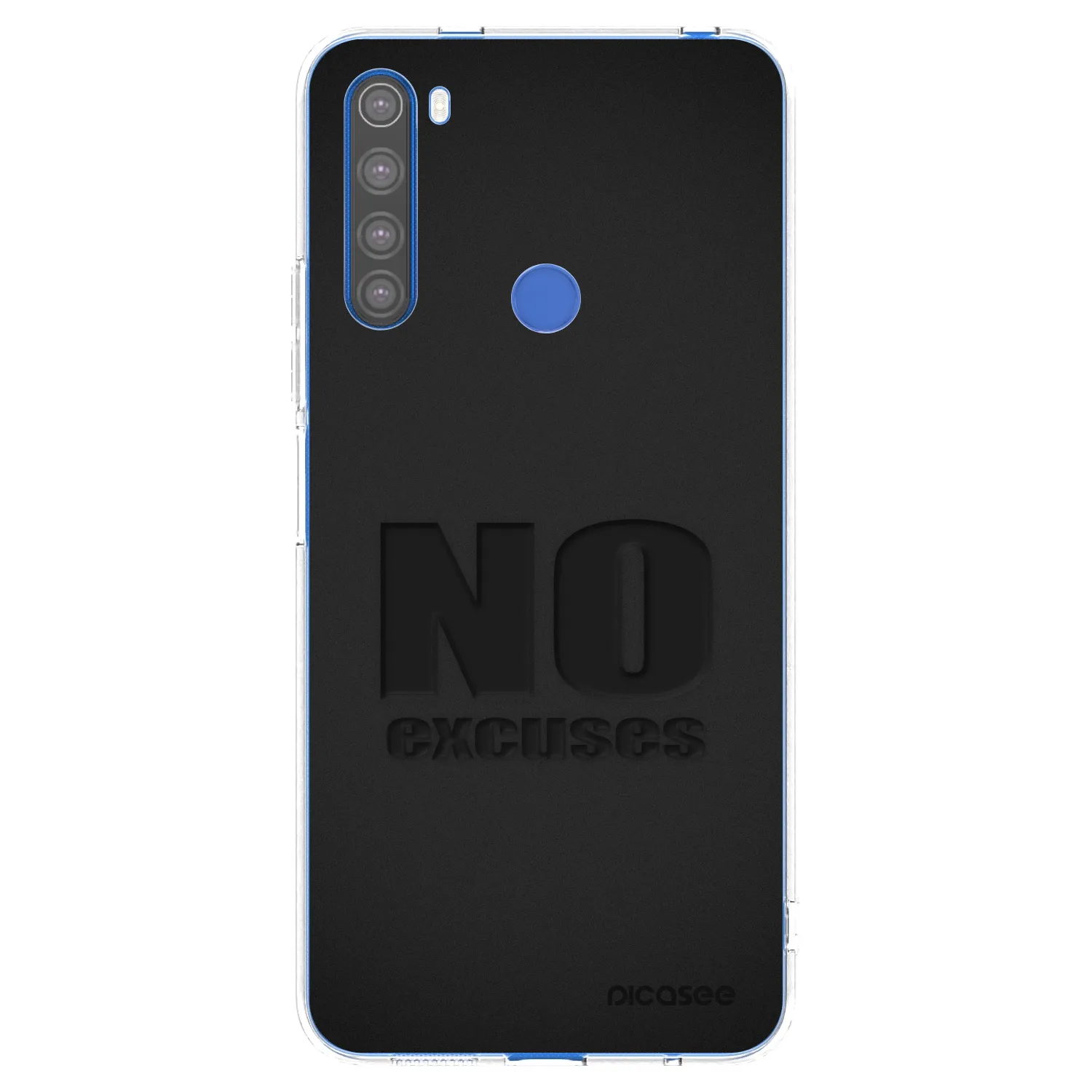 Picasee διαφανής θήκη σιλικόνης Xiaomi Redmi Note 8T - No Excuses