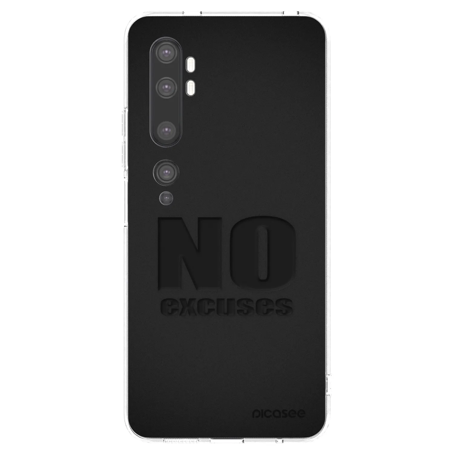 Picasee διαφανής θήκη σιλικόνης Xiaomi Mi Note 10 (Pro) - No Excuses