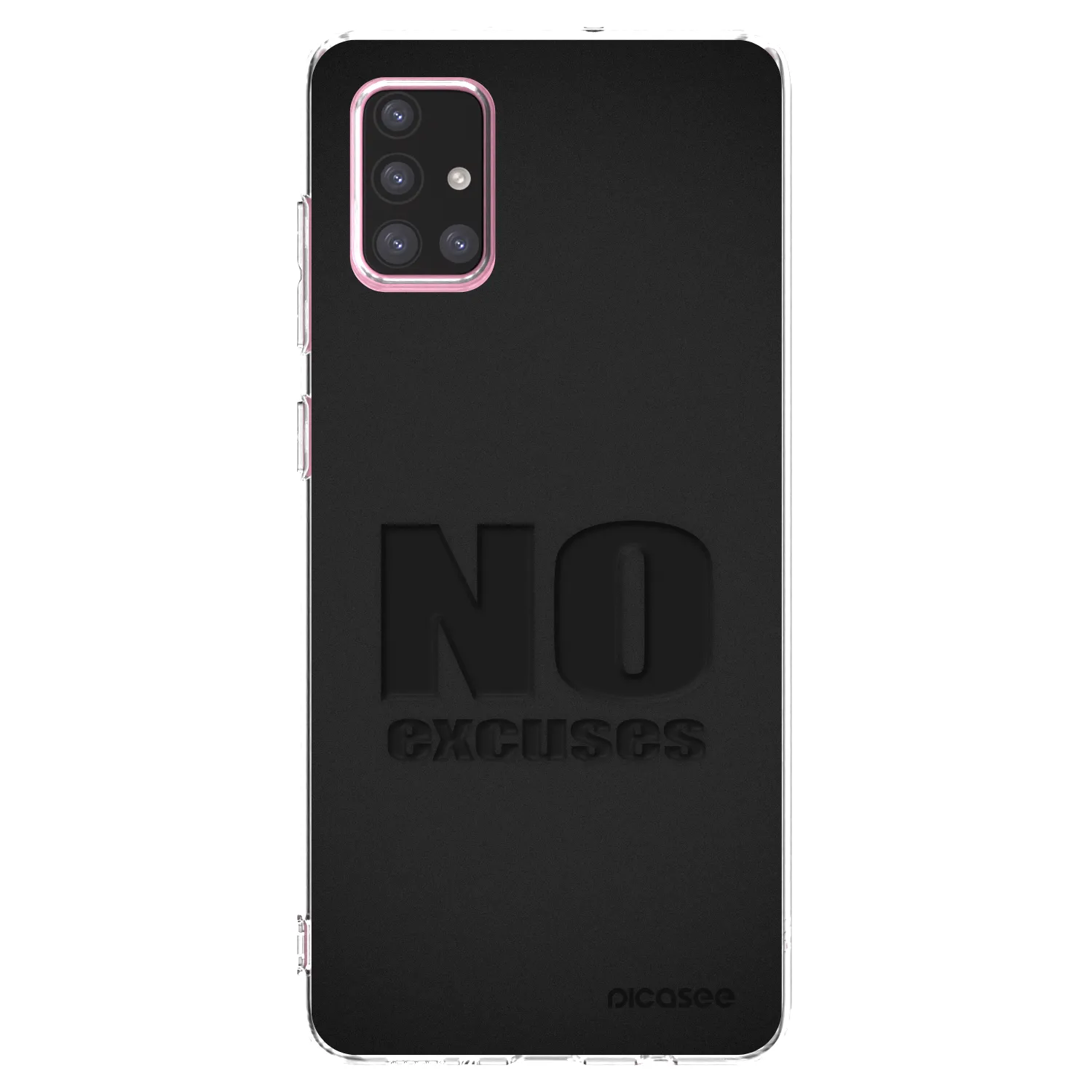 Picasee διαφανής θήκη σιλικόνης Samsung Galaxy A71 A715F - No Excuses