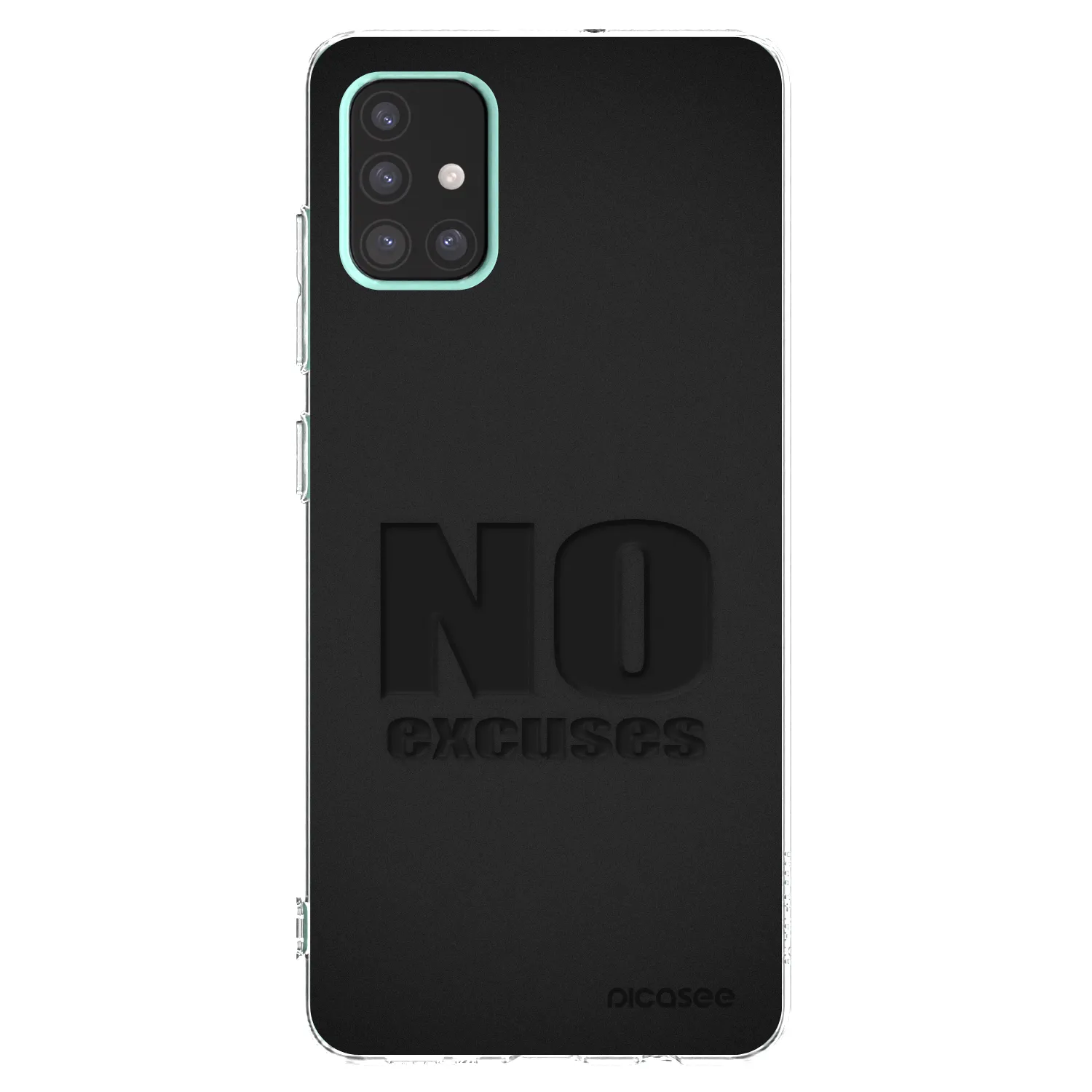 Picasee διαφανής θήκη σιλικόνης Samsung Galaxy A51 A515F - No Excuses