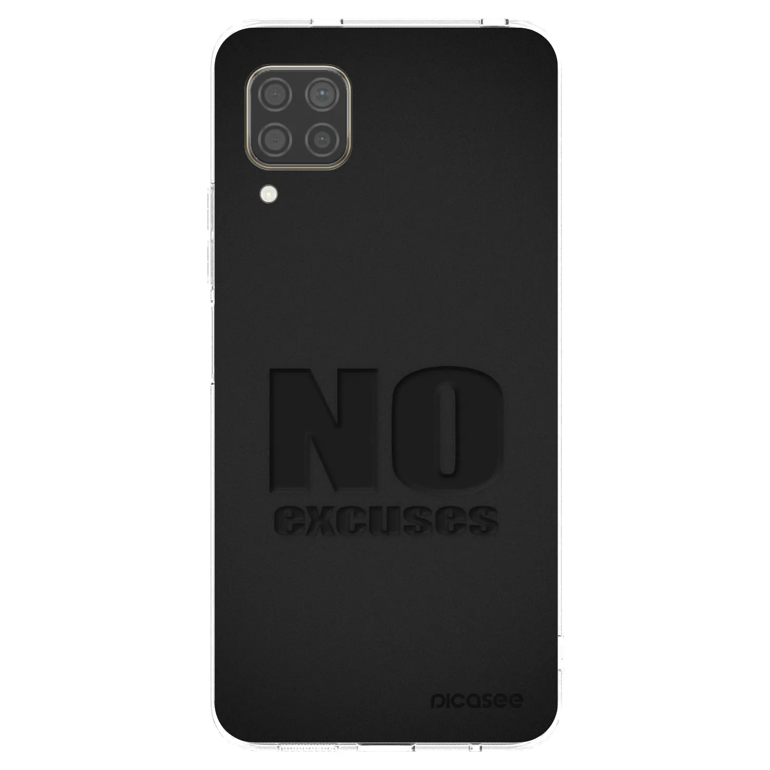 Picasee διαφανής θήκη σιλικόνης Huawei P40 Lite - No Excuses