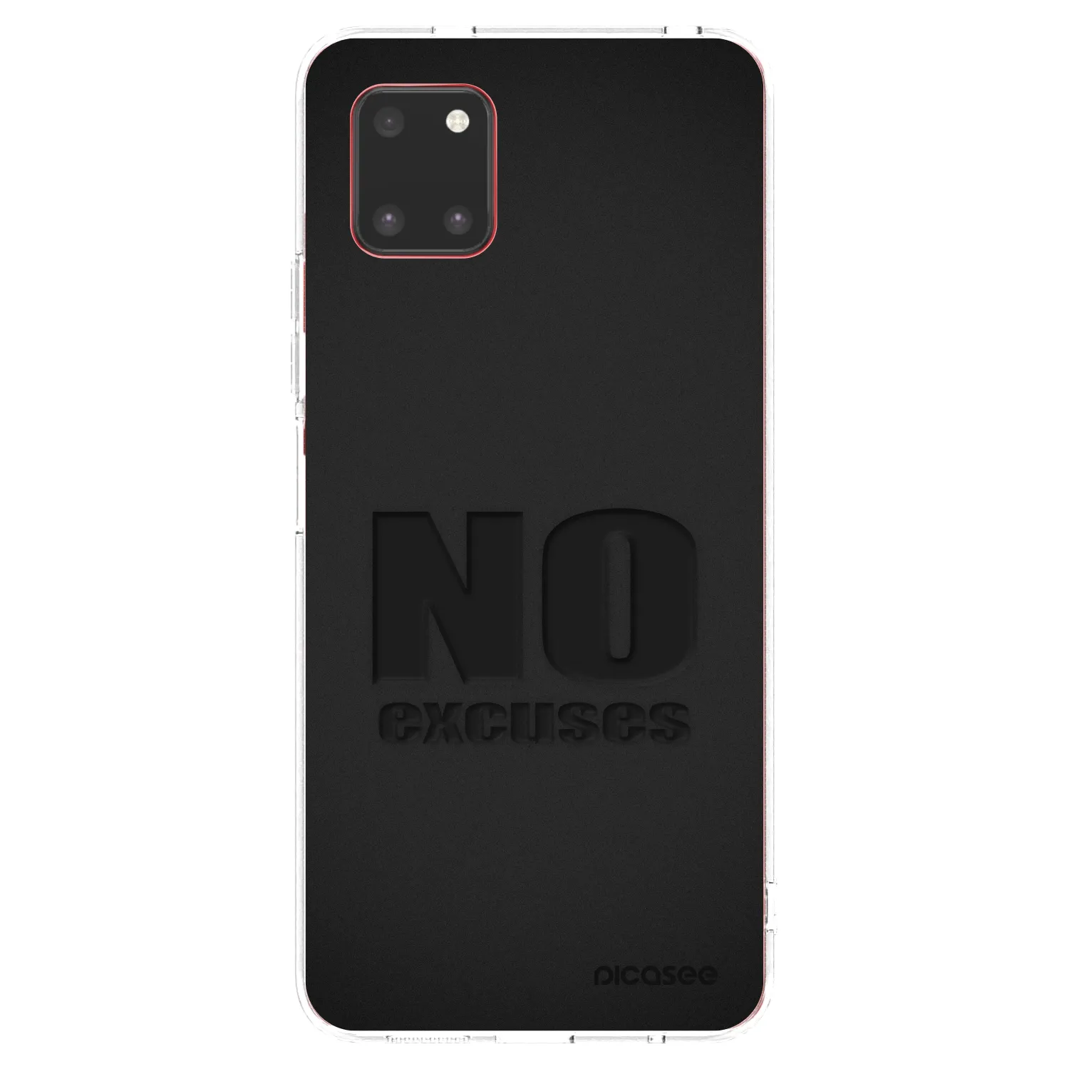 Picasee διαφανής θήκη σιλικόνης Samsung Galaxy Note 10 Lite N770F - No Excuses