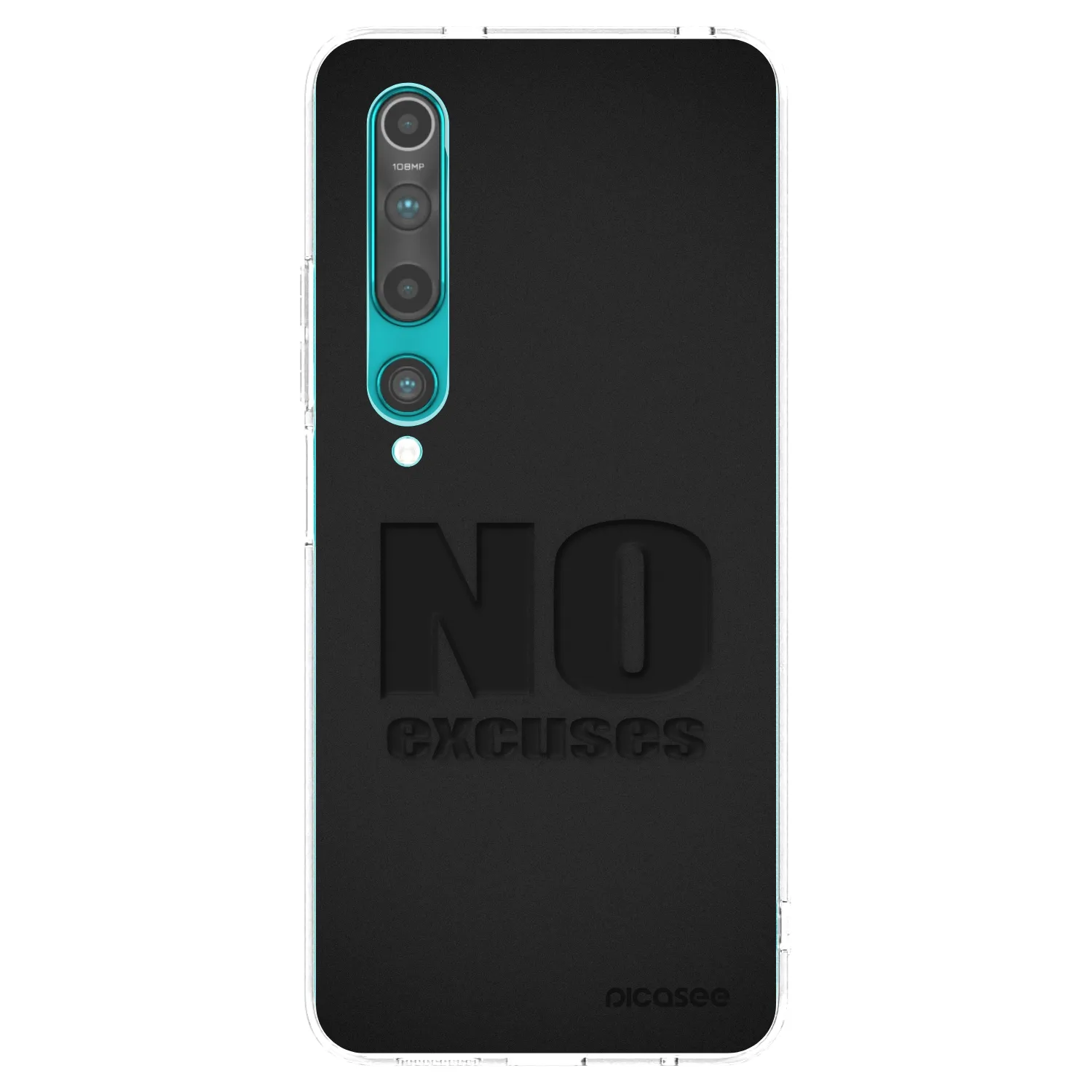 Picasee διαφανής θήκη σιλικόνης Xiaomi Mi 10 - No Excuses