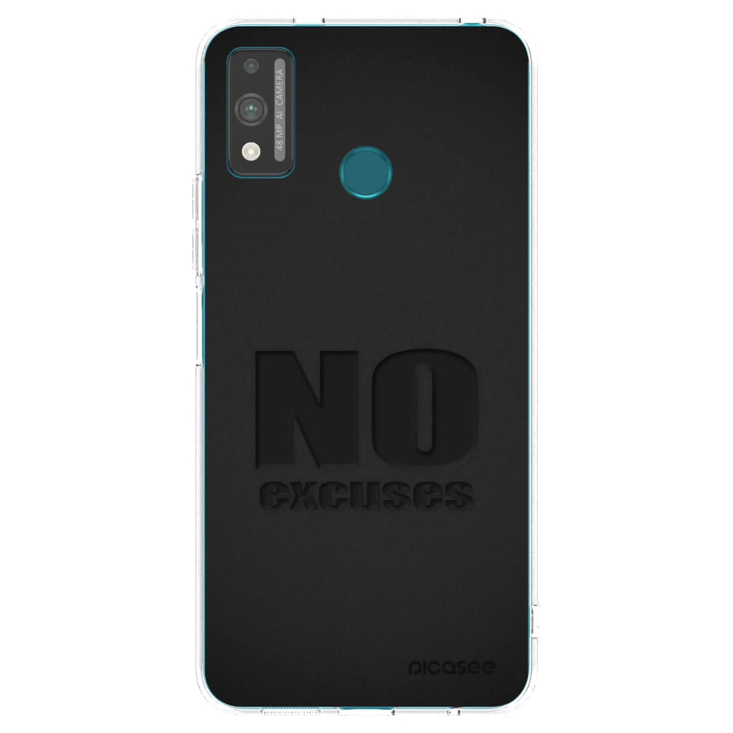 Picasee διαφανής θήκη σιλικόνης Honor 9X Lite - No Excuses