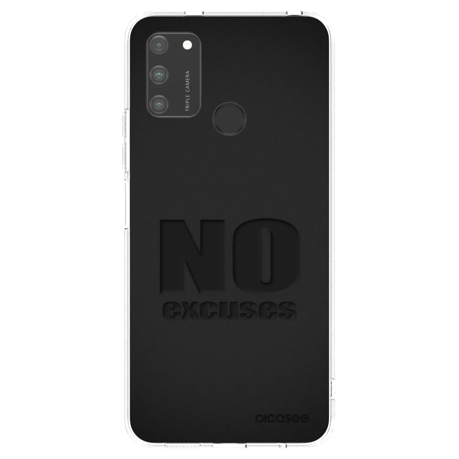 Picasee διαφανής θήκη σιλικόνης Honor 9A - No Excuses