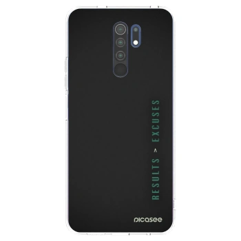 Picasee διαφανής θήκη σιλικόνης Xiaomi Redmi 9 - Results x Excuses