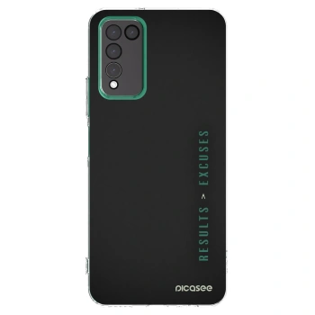 Picasee διαφανής θήκη σιλικόνης Honor 10X Lite - Results x Excuses