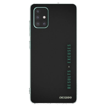 Picasee διαφανής θήκη σιλικόνης Samsung Galaxy M51 M515F - Results x Excuses