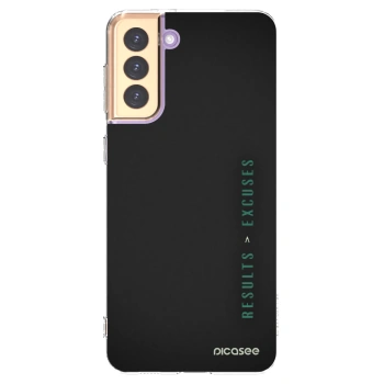 Picasee διαφανής θήκη σιλικόνης Samsung Galaxy S21+ 5G G996F - Results x Excuses