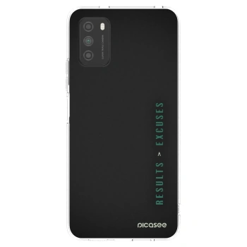 Picasee διαφανής θήκη σιλικόνης Xiaomi Poco M3 - Results x Excuses
