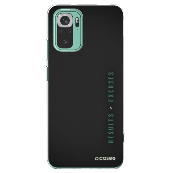 Picasee διαφανής θήκη σιλικόνης Xiaomi Redmi Note 10 Pro - Results x Excuses