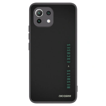 Picasee Μαύρη θήκη σιλικόνης για Xiaomi Mi 11 Lite - Results x Excuses