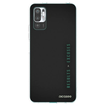 Picasee διαφανής θήκη σιλικόνης Xiaomi Redmi Note 10 5G - Results x Excuses