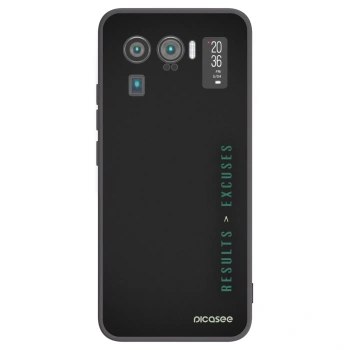 Picasee Μαύρη θήκη σιλικόνης για Xiaomi Mi 11 Ultra - Results x Excuses
