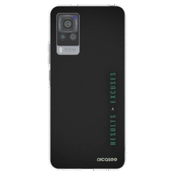 Picasee διαφανής θήκη σιλικόνης Vivo X60 Pro 5G - Results x Excuses