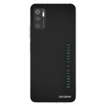 Picasee διαφανής θήκη σιλικόνης Xiaomi Poco M3 Pro 5G - Results x Excuses