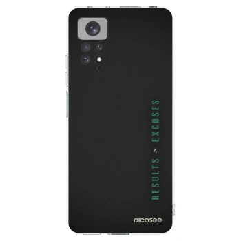 Picasee διαφανής θήκη σιλικόνης Xiaomi Redmi Note 11S 4G - Results x Excuses